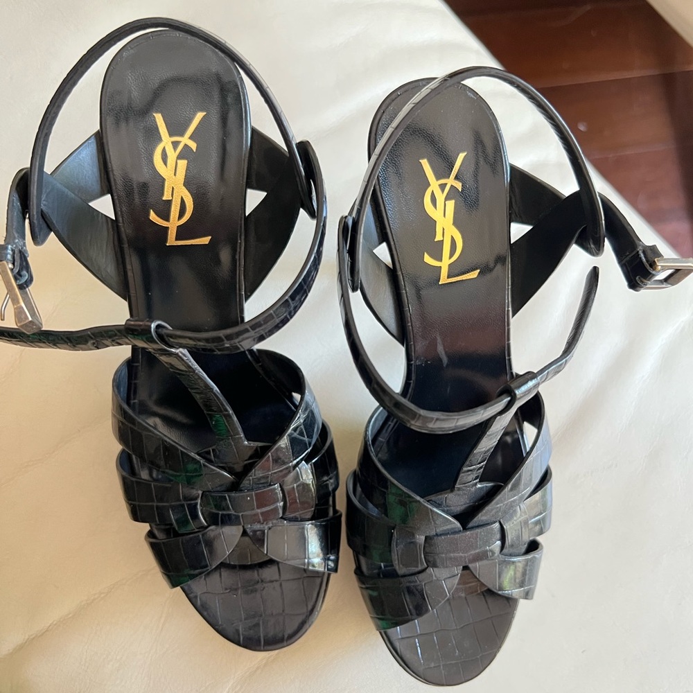 Tribute T-Strap Platform Sandal - SAINT LAURENT